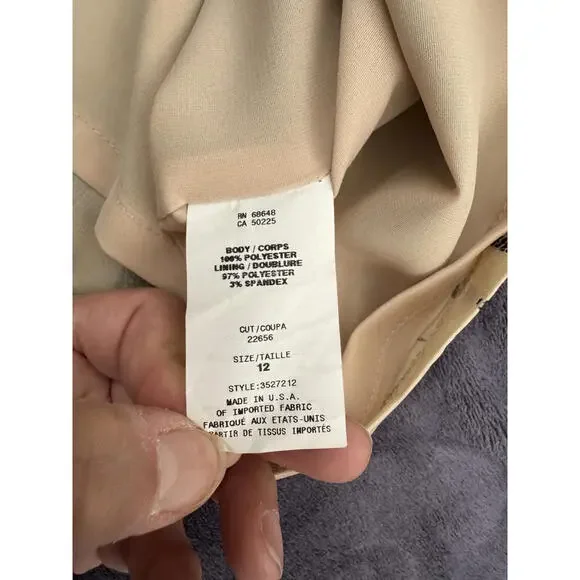 ABS Allen Schwartz Sleeveless Print Shift Dress Size 12 Boho Southwestern Mini - Picture 4 of 8